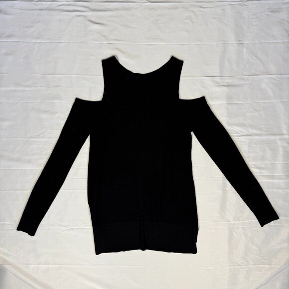 Trouve Long Sleeve Cold Shoulder Top - Picture 1 of 2